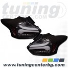 LED стопове Ford Focus 3 Facelift 15-18 с динамичен мигач черно / опушени LED стопове Ford Focus 3 Facelift 15-18 с динамичен мигач черно / опушени
